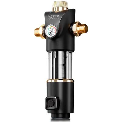 Rosmmel - Filtro de sedimentos de agua - Autolavable, 40 Micrones Rosmmel - Filtro de sedimentos de agua - Autolavable, 40 Micrones