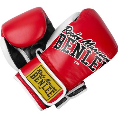 Mănuși de Box din Piele Benlee 14 oz - Roșu / Negru Mănuși de Box din Piele Benlee 14 oz - Roșu / Negru