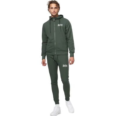 Benlee Herren Trainingsanzug Blacky oliv/weiß L Benlee Herren Trainingsanzug Blacky oliv/weiß L