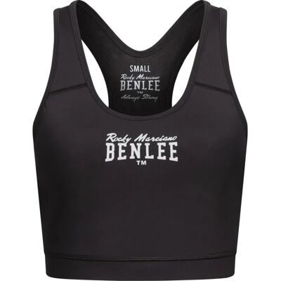 Benlee Kembley Women's Sports Bra - Black / Silver - Sports Bra Benlee Kembley Women's Sports Bra - Black / Silver - Sports Bra