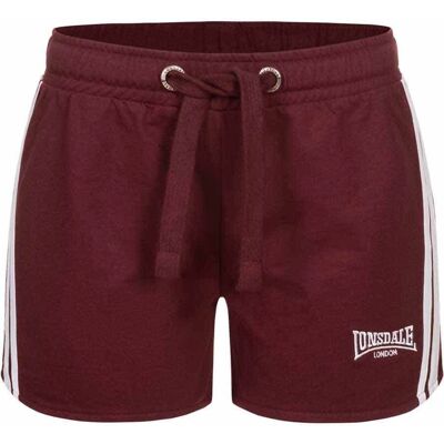Lonsdale Damen-Shorts Carloway oxblood/white - Shorts Lonsdale Damen-Shorts Carloway oxblood/white - Shorts