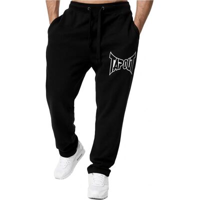 Tapout Lifestyle Basic Black/White Jogging Pants - Jogging Pants Tapout Lifestyle Basic Black/White Jogging Pants - Jogging Pants