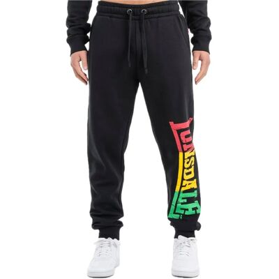 Lonsdale Sounds Two Czarny/Tęcza XL Dresy - Joggers Lonsdale Sounds Two Czarny/Tęcza XL Dresy - Joggers
