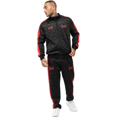 Tapout Men's Tracksuit - Regular Fit - Black/Red - 940023 Tapout Men's Tracksuit - Regular Fit - Black/Red - 940023