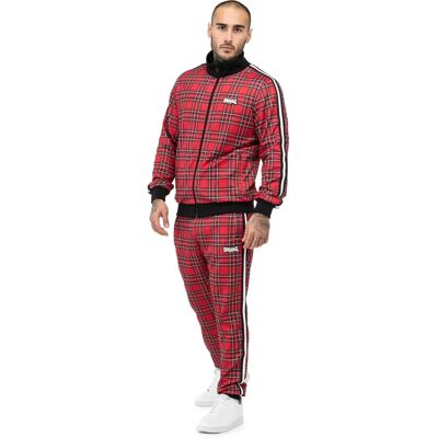 Lonsdale Royal Stewart - Slim Fit Tracksuit - Red - 3XL Lonsdale Royal Stewart - Slim Fit Tracksuit - Red - 3XL
