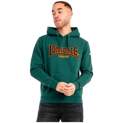 Lonsdale Men's Hooded Classic LL002 Green - Hooded Sweatshirt Lonsdale Men's Hooded Classic LL002 Green - Hooded Sweatshirt