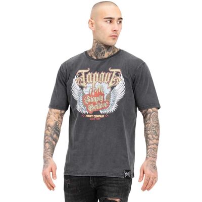 Tapout Dellano Herren T-Shirt dunkelgrau - Größe S Tapout Dellano Herren T-Shirt dunkelgrau - Größe S