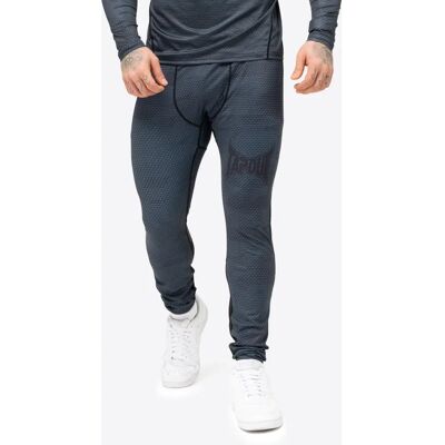 Leggings homme Tapout Mapleton Bleu acier/noir - Vêtements de sport Leggings homme Tapout Mapleton Bleu acier/noir - Vêtements de sport