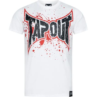 Tapout Men's Splashing White/red/black T-Shirt - MMA Tapout Men's Splashing White/red/black T-Shirt - MMA