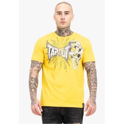 Tapout Herrens T-Shirt Blade Gelb/Schwarz 3XL Tapout Herrens T-Shirt Blade Gelb/Schwarz 3XL