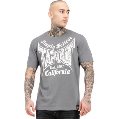 Tapout Tricou bărbați Haily BE gri/alb XL - Îmbrăcăminte sport Tapout Tricou bărbați Haily BE gri/alb XL - Îmbrăcăminte sport