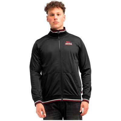 Lonsdale Irthing Veste de survêtement - Coupe régulière - Noir Lonsdale Irthing Veste de survêtement - Coupe régulière - Noir