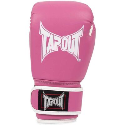 Tapout Junior MUNDO Pink White Faux Leather Boxing Gloves - Boxing Gloves Tapout Junior MUNDO Pink White Faux Leather Boxing Gloves - Boxing Gloves