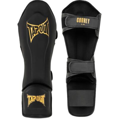 Tapout Artificial Leather Shin Guards - Shock-Absorbing Foam - Secure Fit - Shin Guards Tapout Artificial Leather Shin Guards - Shock-Absorbing Foam - Secure Fit - Shin Guards