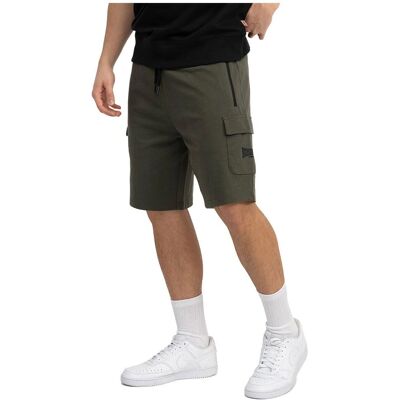 Lonsdale - Pantaloncini Totton - Olive/Nero - XXL Lonsdale - Pantaloncini Totton - Olive/Nero - XXL