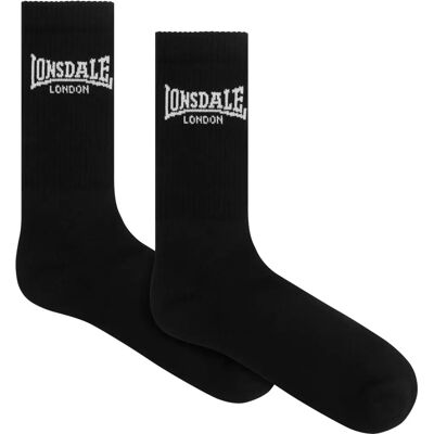 Lonsdale Unisex Sportsocken - 6er-Pack - Schwarz-Weiß Lonsdale Unisex Sportsocken - 6er-Pack - Schwarz-Weiß