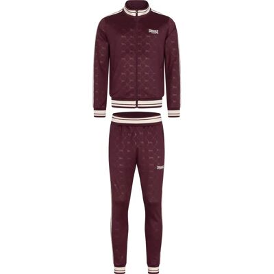 Survêtement homme Lonsdale Ashwell Oxblood/Ecru - Tracksuit Survêtement homme Lonsdale Ashwell Oxblood/Ecru - Tracksuit