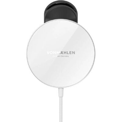 VONMÄHLEN Aura Car - Magneettinen langaton latauslevy 15W - MagSafe yhteensopiva - Valkoinen - Autolaturi VONMÄHLEN Aura Car - Magneettinen langaton latauslevy 15W - MagSafe yhteensopiva - Valkoinen - Autolaturi