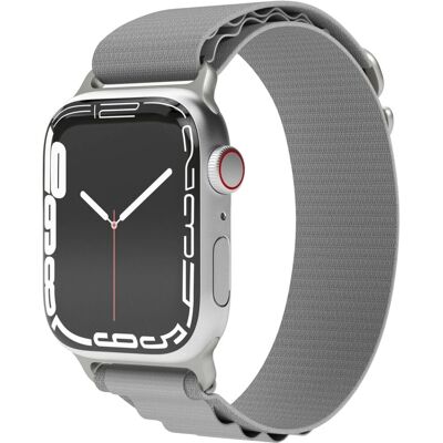 Vonmählen 41mm Hellgraues Nylongewebe Uhrenarmband - Uhrband Vonmählen 41mm Hellgraues Nylongewebe Uhrenarmband - Uhrband