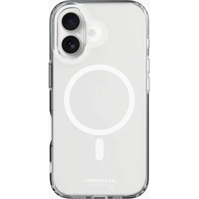 Capa transparente branca Vonmählen para iPhone 16 Capa transparente branca Vonmählen para iPhone 16