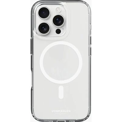 Vonmählen Weiße iPhone 16 Pro Transparente MagSafe Hülle Vonmählen Weiße iPhone 16 Pro Transparente MagSafe Hülle