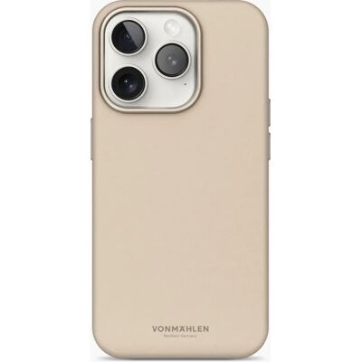 Vegansk MagSafe Cover til iPhone 16 Pro Max - Beige - Mobilcover Vegansk MagSafe Cover til iPhone 16 Pro Max - Beige - Mobilcover