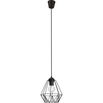 LICHT-ERLEBNISSE - GabbiaMetalloNero Pendelleuchte - Ø19 cm - E27 LICHT-ERLEBNISSE - GabbiaMetalloNero Pendelleuchte - Ø19 cm - E27