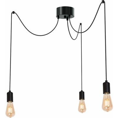 Licht-Erlebnisse Pendelleuchte - Modern Metall Schwarz Licht-Erlebnisse Pendelleuchte - Modern Metall Schwarz