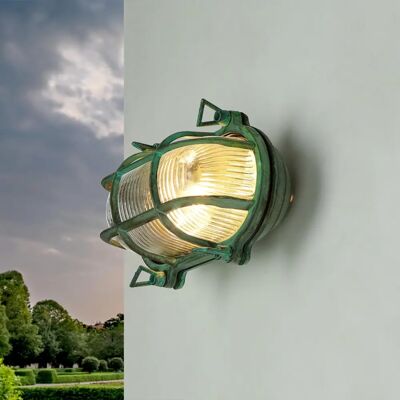 LICHT-ERLEBNISSE - Lido - antikgrün - Wandleuchte LICHT-ERLEBNISSE - Lido - antikgrün - Wandleuchte
