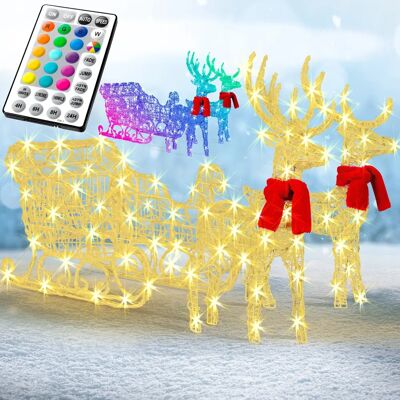KESSER Reno LED Weihnachtslichter mit Timer - Innen- & Außen Dekoration KESSER Reno LED Weihnachtslichter mit Timer - Innen- & Außen Dekoration