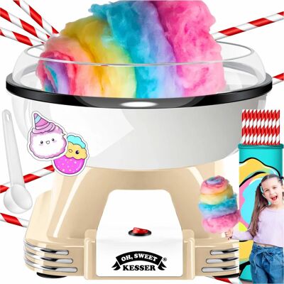 KESSER Machine à Barbe à Papa Rétro - Utilise Sucre & Bonbons - Publicité KESSER Machine à Barbe à Papa Rétro - Utilise Sucre & Bonbons - Publicité