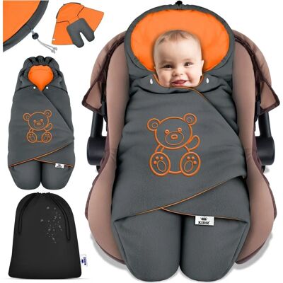 KIDIZ Baby Wrap-Decke - Weiches Polyester, Warm, Universal für Autositz KIDIZ Baby Wrap-Decke - Weiches Polyester, Warm, Universal für Autositz