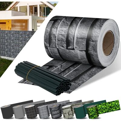 Kesser Rotolo di Privacy in PVC - Resistente alle Intemperie e al Vento Kesser Rotolo di Privacy in PVC - Resistente alle Intemperie e al Vento