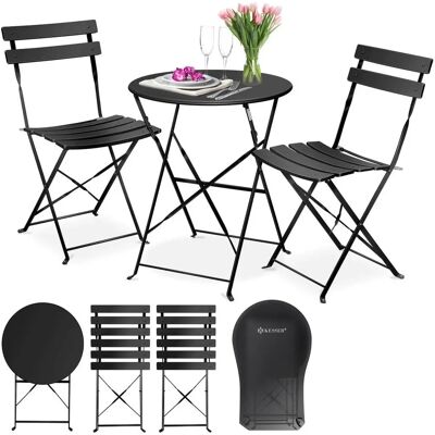 Set da Bistrò KESSER - Pieghevole 3 Pezzi con Tavolo e Sedie - Giardino & Balcone Set da Bistrò KESSER - Pieghevole 3 Pezzi con Tavolo e Sedie - Giardino & Balcone