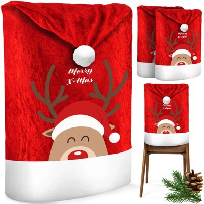 KESSER - Set of 2 - Polyester - Weihnachten - Stuhlhülle KESSER - Set of 2 - Polyester - Weihnachten - Stuhlhülle