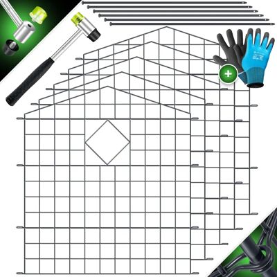 Ensemble de Clôture de Jardin Kesser - Modulable et Résistant aux Intempéries - Publicité Ensemble de Clôture de Jardin Kesser - Modulable et Résistant aux Intempéries - Publicité