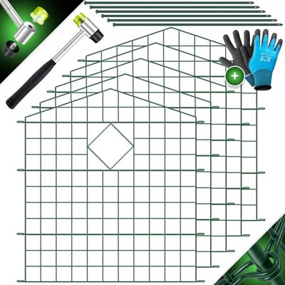 Kesser Teichzaun Komplett Metallset - Garten, Sicher, Dekorativ Kesser Teichzaun Komplett Metallset - Garten, Sicher, Dekorativ