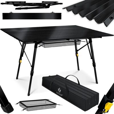 Mesa de camping KESSER - Marco de aluminio plegable - Altura ajustable Mesa de camping KESSER - Marco de aluminio plegable - Altura ajustable