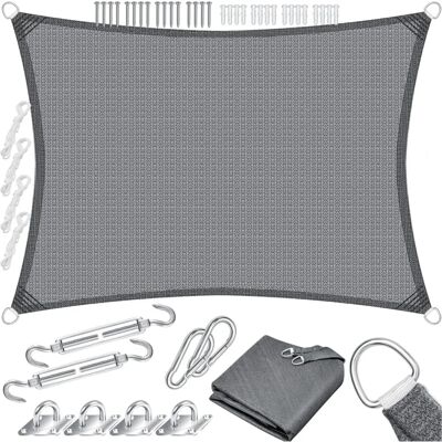 Kesser - Tenda rettangolare parasole - Grigio Kesser - Tenda rettangolare parasole - Grigio