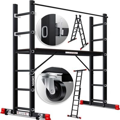 Masko - Andamio - Aluminium - Plateforme - Echafaudage en aluminium - Publicité Masko - Andamio - Aluminium - Plateforme - Echafaudage en aluminium - Publicité