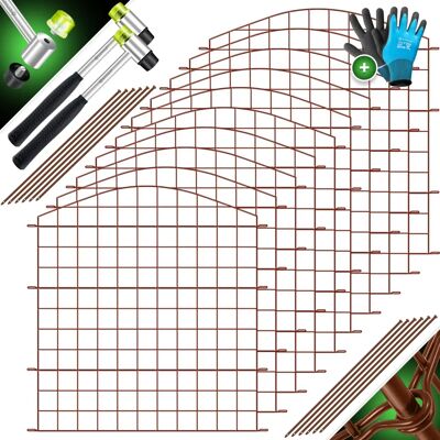 Ensemble de Clôtures Métalliques KESSER pour Étangs et Jardins - Publicité Ensemble de Clôtures Métalliques KESSER pour Étangs et Jardins - Publicité