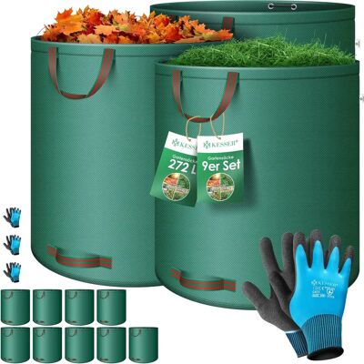 KESSER Borsa da Giardino - Resistente, Impermeabile, UV, 272L KESSER Borsa da Giardino - Resistente, Impermeabile, UV, 272L
