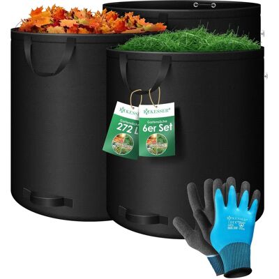 KESSER Gartenabfallsack - Heavy Duty 272L/500L - UV-Schutz - 4 Griffe KESSER Gartenabfallsack - Heavy Duty 272L/500L - UV-Schutz - 4 Griffe