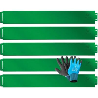 Kesser Verzinkter Stahl Gartenrand - Flexibel, Einfacher Einbau - Rasenumrandung Kesser Verzinkter Stahl Gartenrand - Flexibel, Einfacher Einbau - Rasenumrandung