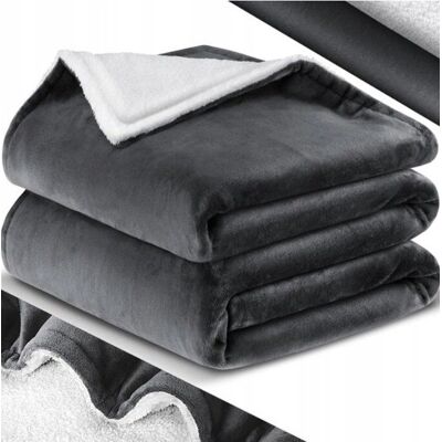 KESSER Kocyk Cudowny Fluffy Sherpa - Rozmiar 130x150 cm - Kocyk KESSER Kocyk Cudowny Fluffy Sherpa - Rozmiar 130x150 cm - Kocyk