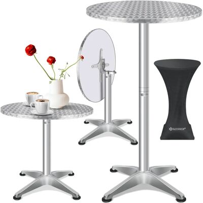 KESSER Regulowany składany stół bistro i bar - Aluminium odporne na warunki atmosferyczne KESSER Regulowany składany stół bistro i bar - Aluminium odporne na warunki atmosferyczne