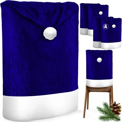KESSER Premium Weihnachtsstuhlüberzug-Set - Blau KESSER Premium Weihnachtsstuhlüberzug-Set - Blau
