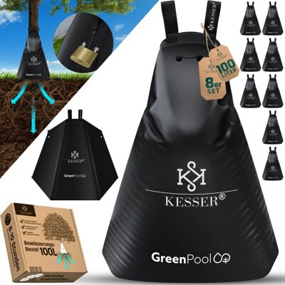 Sacco di irrigazione per alberi KESSER - PVC resistente, 75L/100L - Irrigazione alberi Sacco di irrigazione per alberi KESSER - PVC resistente, 75L/100L - Irrigazione alberi