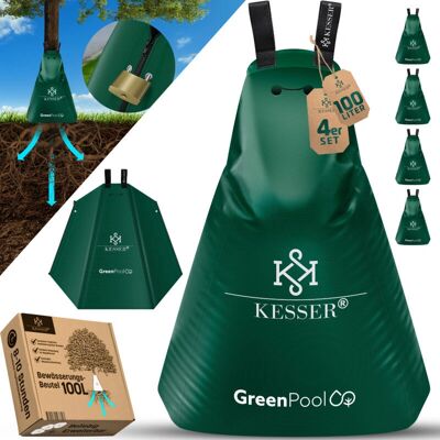 KESSER Sacchetto di Irrigazione per Alberi - 100 Litri - PVC Impermeabile, Resistente ai raggi UV KESSER Sacchetto di Irrigazione per Alberi - 100 Litri - PVC Impermeabile, Resistente ai raggi UV