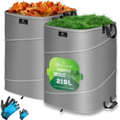 Sacco per Rifiuti da Giardino Kesser - Pieghevole, Resistente allo Strappo, Grande Capacità Sacco per Rifiuti da Giardino Kesser - Pieghevole, Resistente allo Strappo, Grande Capacità